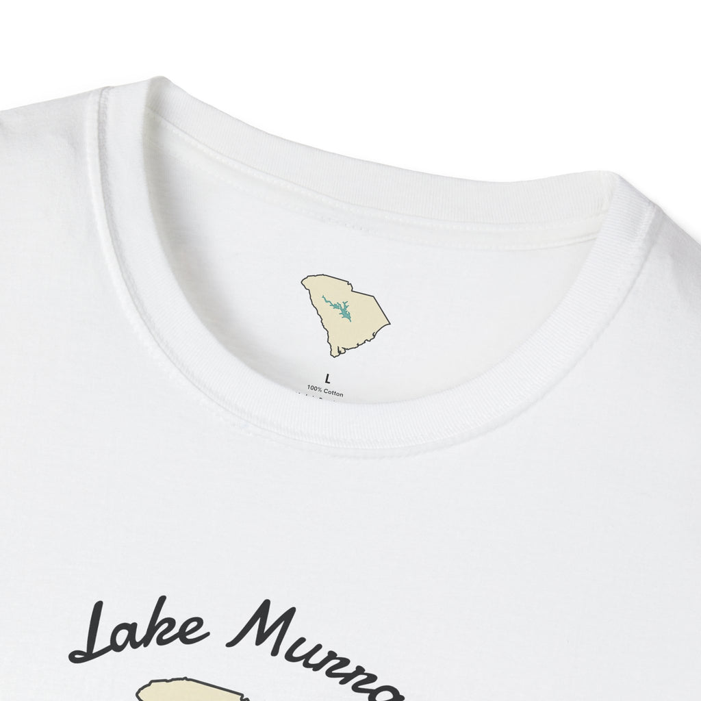 White Lake Murray T-Shirt — South Carolina Lake Map Tee
