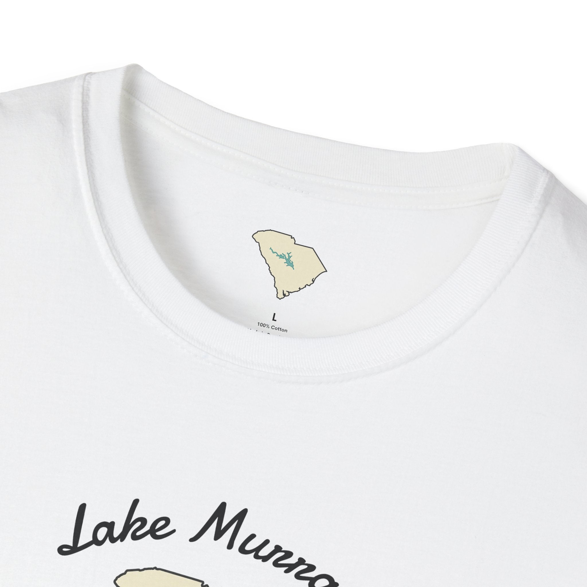 White Lake Murray T-Shirt — South Carolina Lake Map Tee