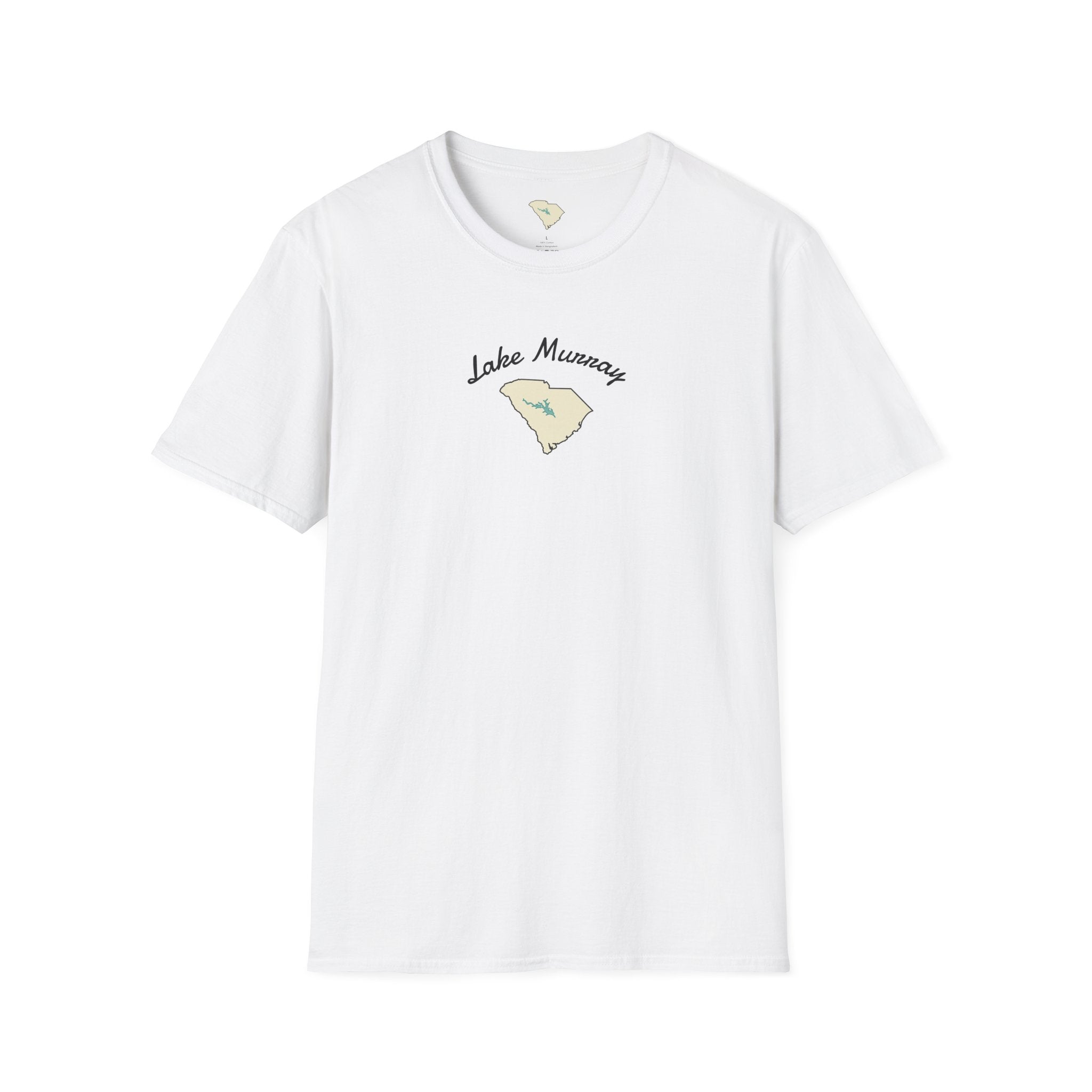 White Lake Murray T-Shirt — South Carolina Lake Map Tee